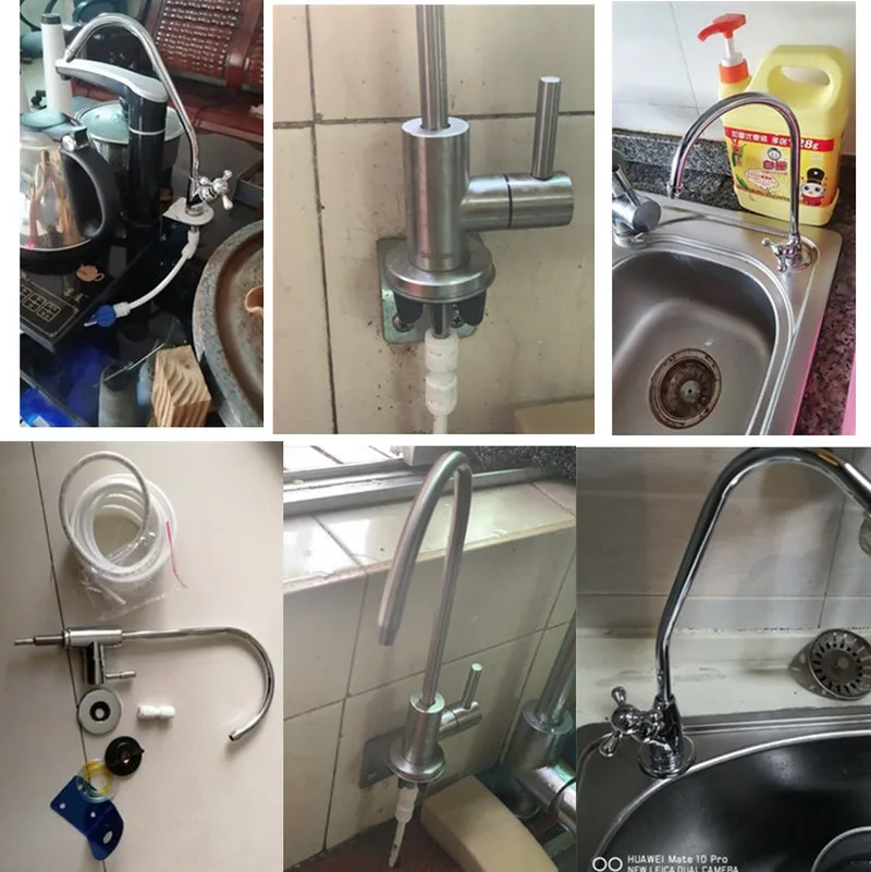 Фильтр для воды кухонный хромированный 1/4 дюйма обратный осмос | Обустройство