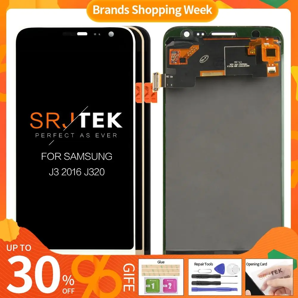 TFT 5 0 &quotLCD для SAMSUNG J3 2016 дисплей сенсорный экран Galaxy J320FN J320 J320F LCD|Экраны мобильных