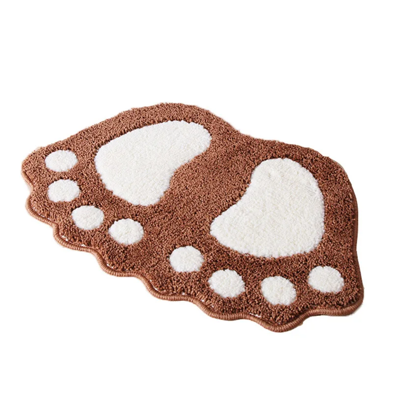 

Bathroom Rug Bath Pad Carpets Microfiber Mini Mats Foot Print Bath Mats Non-slip Bathroom Carpet,Mat Toilet Tapete Para Banheiro