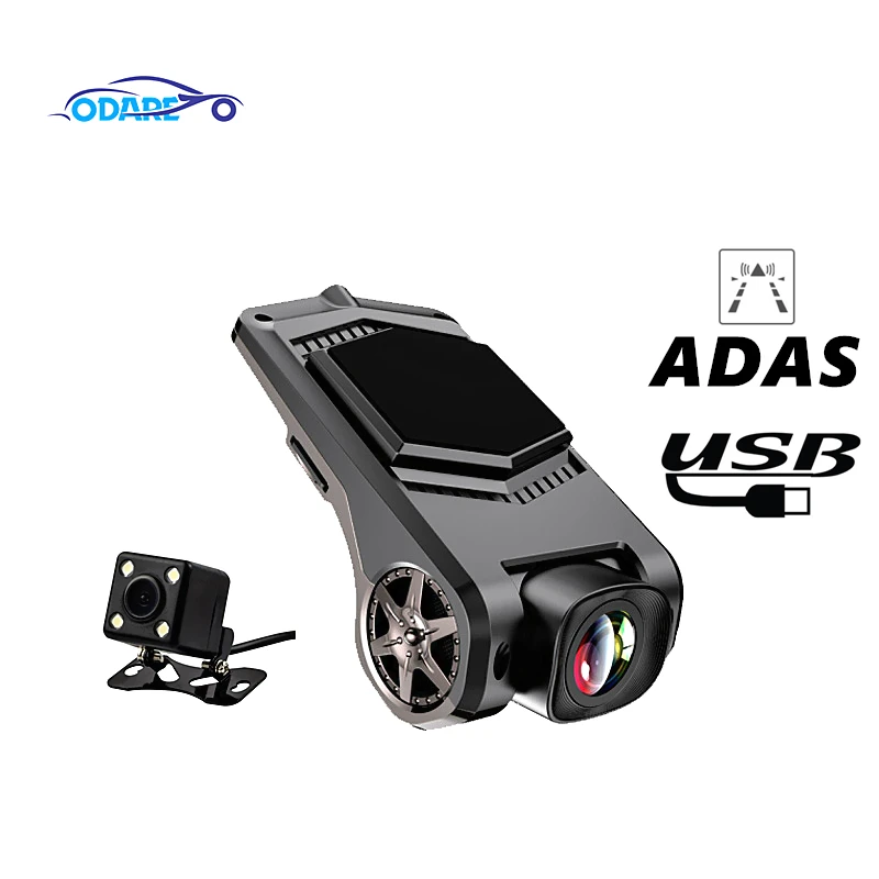 Odare Автомобильный видеорегистратор камера 1080P FHD Объектив WiFi ADAS с функцией
