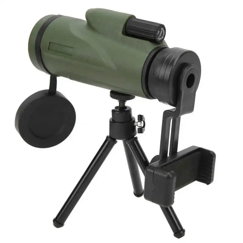 

Optical Monocular Telescope Waterproof Handheld Portable Night Vision Telescope Wear-Resistant with Tripod for Night for Outdoor