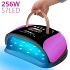 Новейшая светодиодная лампа для ногтей, 57 светодиосветодиодный, лампа для акрилового лака, сушилка с умным датчиком, режим низкого нагрева, для маникюра, профессиональные инструменты для салона
