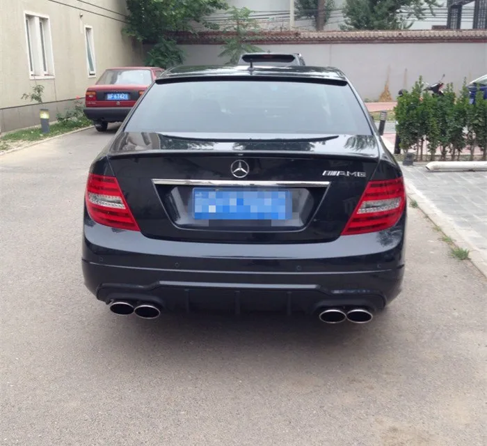 Спойлер на крышу для W204 2008-2014 Mercedes C-class C180 C200 спойлер из АБС-пластика цветной