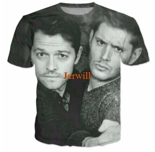 Новая модная женская и мужская супернатуральная футболка Sam Winchester с забавным 3D