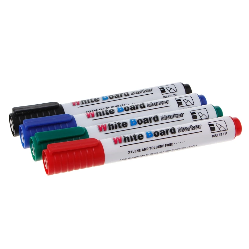 

4PCS/Set Erasable Whiteboard Marker Pen Environment Friendly Marker Office School Home