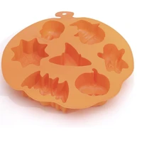 new silicone halloween ghost skull pumpkin cake mold chocolate mold diy baking quality kitchen baking tools