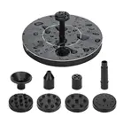 Круглый солнечный фонтан, уличный ландшафт, бассейн, пруд, фотография воды