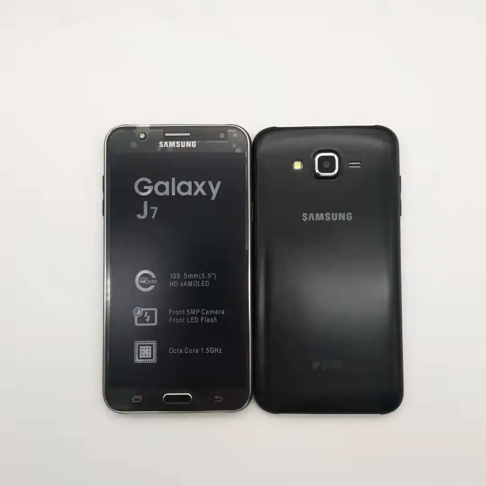 samsung galaxy j7 j700f refurbished original j7 2015 dual sim unlocked gsm android phone octa core 5 5 ram 1 5gb rom 16gb free global shipping