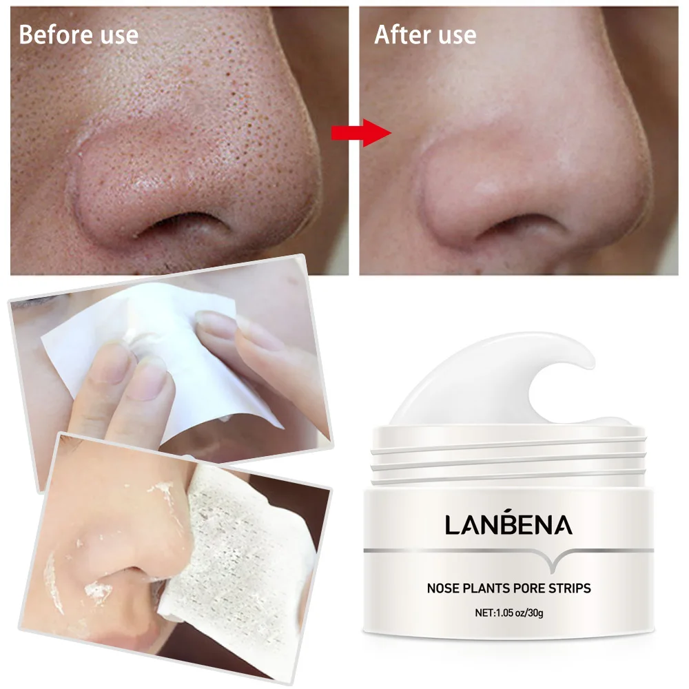 LANBENA New Blackhead Remover Nose Mask Pore Strip Tearing B
