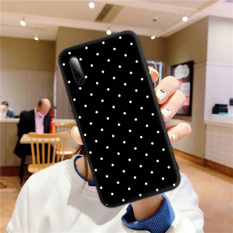 

Polka Dots Silicone Phone Case for Samsung S7edge s8 s9plus s10 lite2019 2020 S20ULTRA S20plus Cover