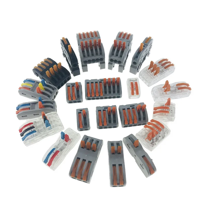 5 шт. PCT-412 PCT-413 PCT-415 компактный проводной разъем проводки, проводниковый блок 0,08-2.5mm2 214 218 SPL-2 3
