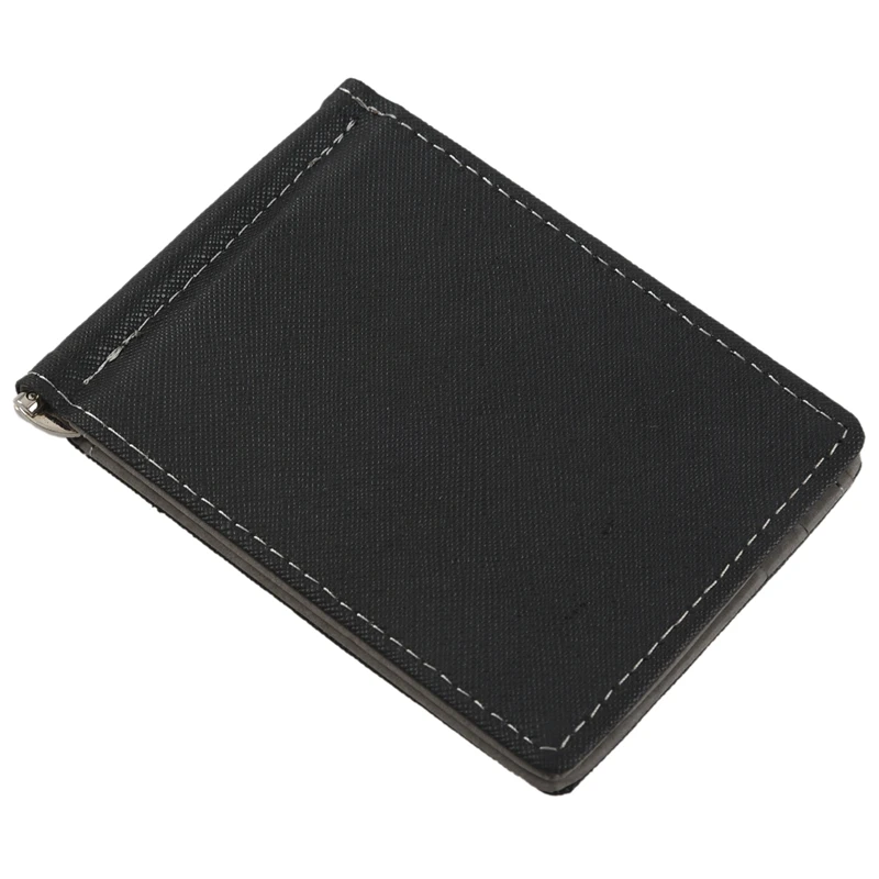 Тонкий мужской кошелек из искусственной кожи с отделением для кредитных карт