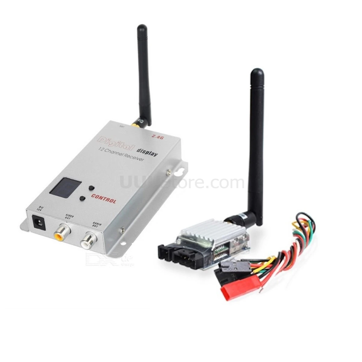 Boscam 2,4G 8CH 500mW беспроводной AV FPV RC передатчик приемник TS321+ RC2412