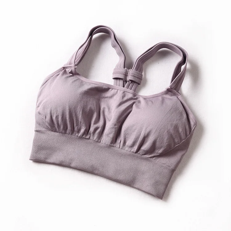 Спортивные топы бюстгальтеры для йоги женщин бюстгальтер пуш ап беспроводной