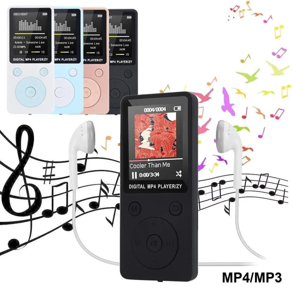 MP4 плеер лидер продаж Модный Красочный портативный спортивный MP3 32 G фильмы ЖК
