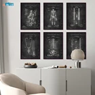 Винтажная Картина на холсте, медицинские инструменты, патентный постер, картина с изображением Человека, украшение для офисадома, Настенная картина