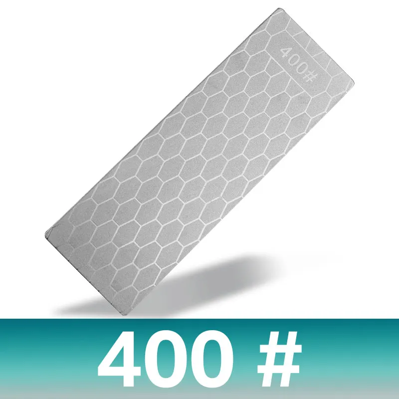 Алмазный нож точильный камень 400#1000#600# точилка для ножей ультра-тонкая ячеистая поверхность точильный камень резец набор инструментов - Цвет: Girt 400