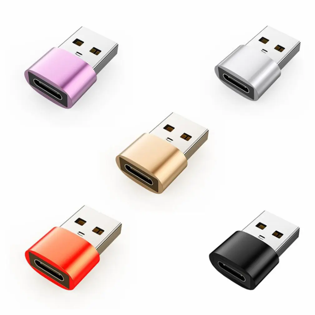 

Type-C Female To USB Charging Adapter Round Shell Small And Convenient Type-c Interface Durable Converter