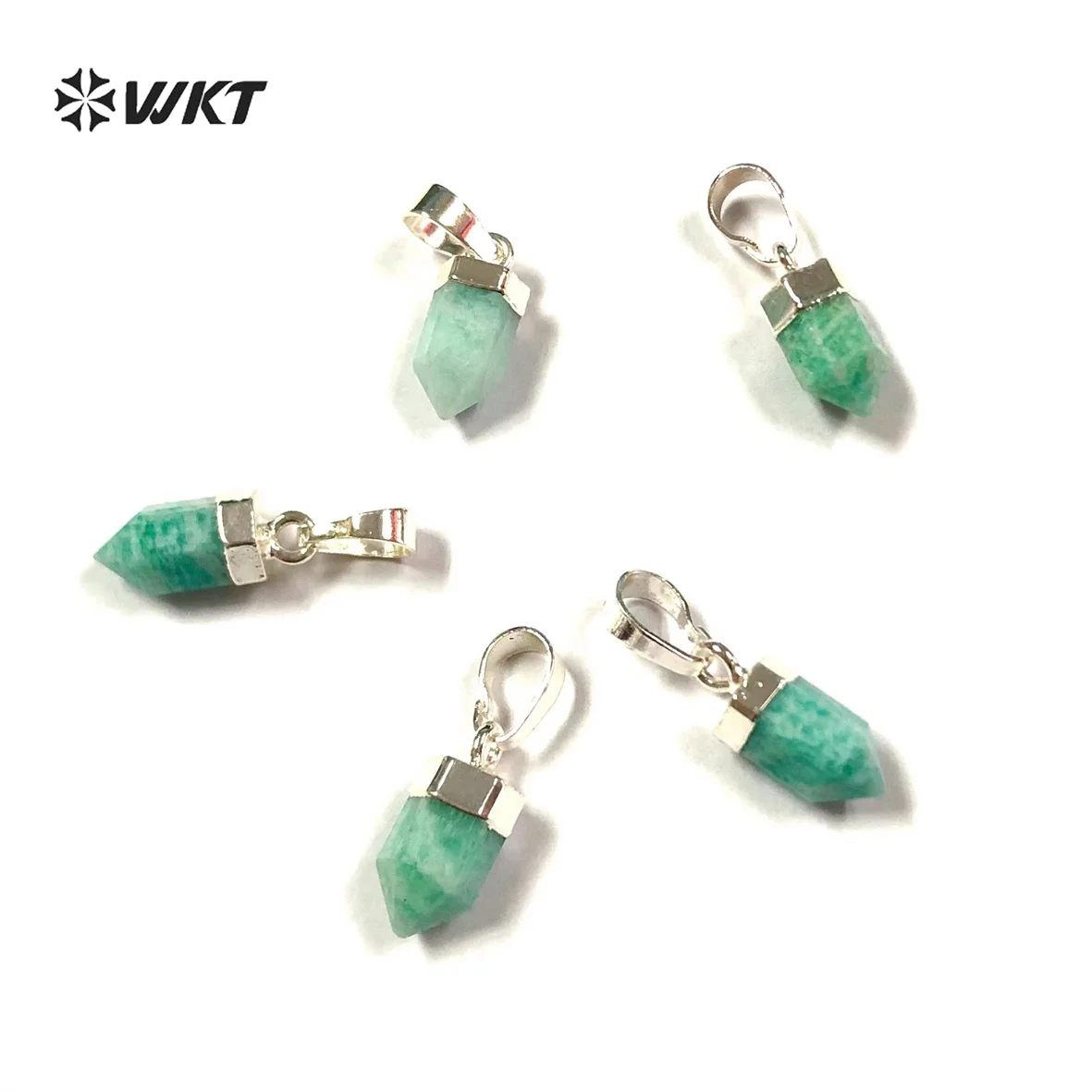 Подвески из амазонита WKT