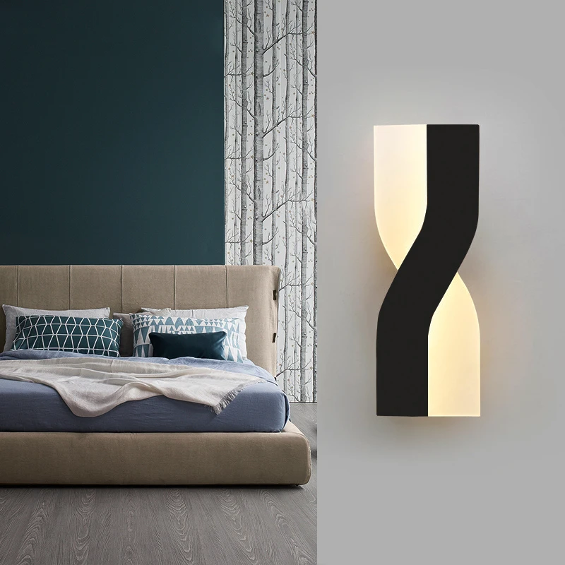 Современная светодиодная настенная лампа современные прикроватные бра для