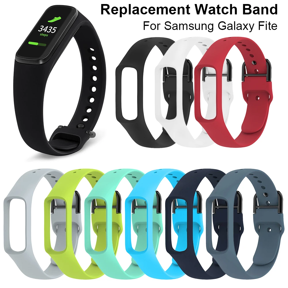 

Silicone Replacement Sport Wrist Band Strap For SamsungGalaxy Fit-e R375 Watch Wristband Accessories Smartband Solid Enhanced