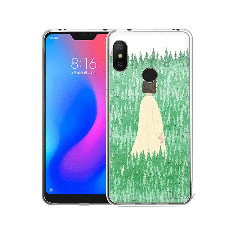Mobile Phone Case For Xiaomi Mi 5 5S 6 Mix 2S 8 A1 A2 5X 6X Lite F1 9 9T MAX 3 A3 Pro CC9 CC9E Cover Llustration Colorfuly | Мобильные