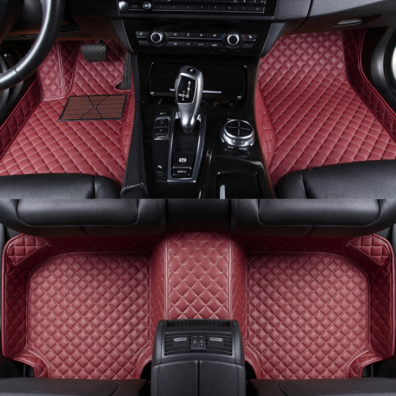 Автомобильный напольный коврик ZHOUSHENGLEE на заказ для Volkswagen VW passat golf tiguan sharan jetta