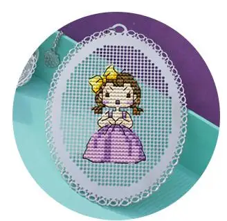 TT Girls DIY ремесло Стич вышивки крестом металлическая Закладка серебро Золотой Рукоделие Вышивка ремесла счетный крест-строчка Kit-6TH - Цвет: Армейский зеленый