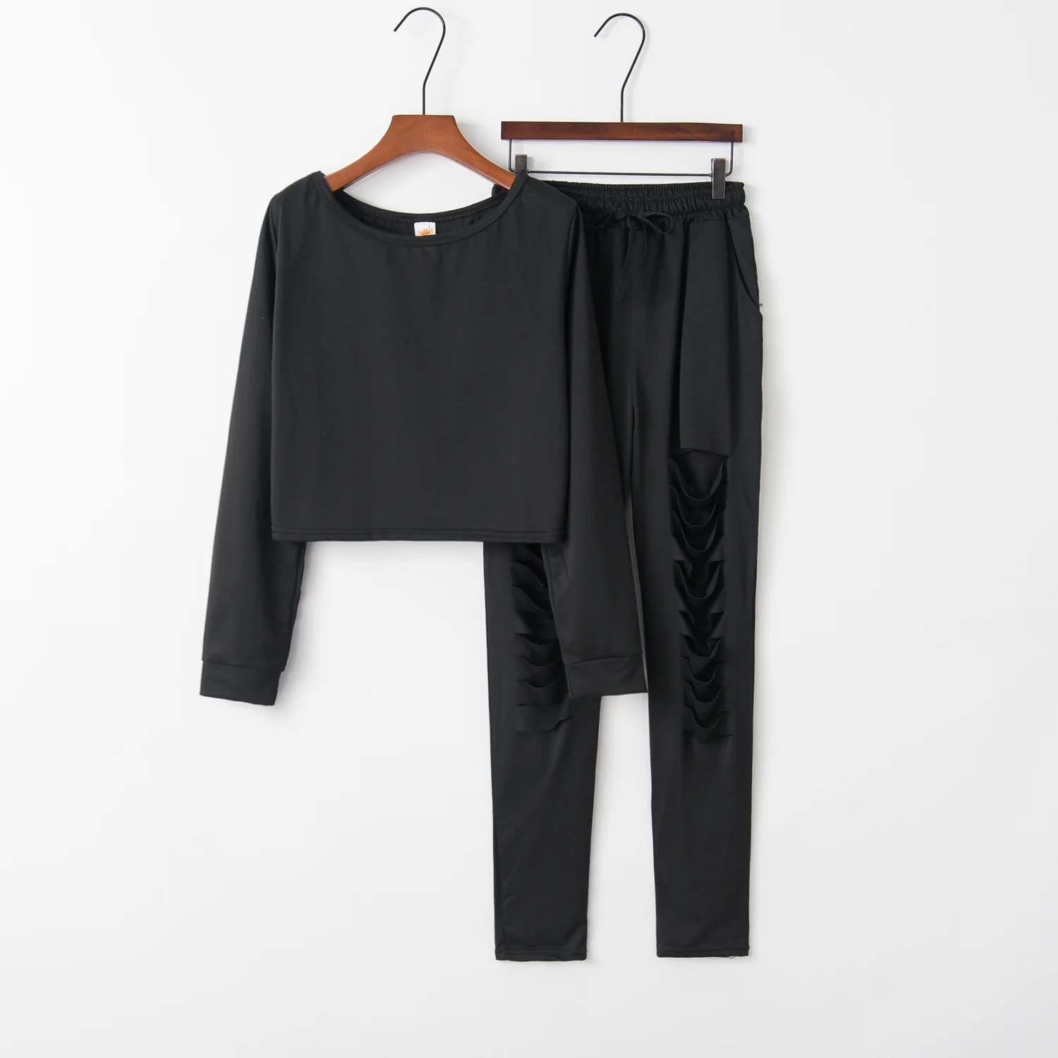 Новинка 2020! Новый дизайн хит продаж женский спортивный костюм из двух частей