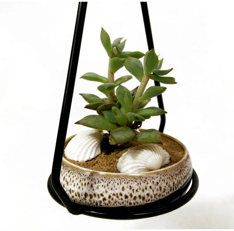 Strongwell Nordic Take Burden Teenage Girl Iron Flower Stand Flower Pot Potted Plants Desktop Home Decorations Birthday Gift