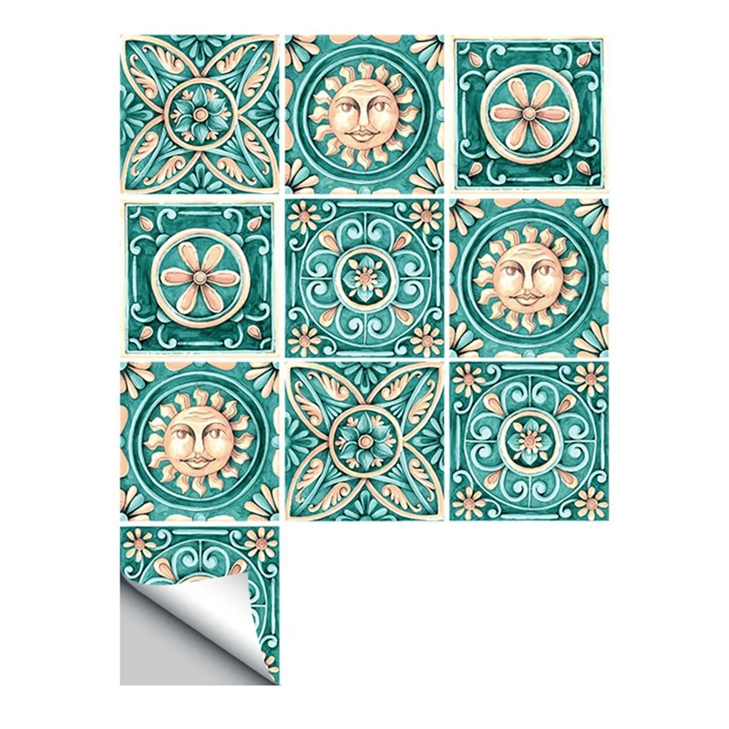10 шт. современные наклейки для плитки итальянские керамической