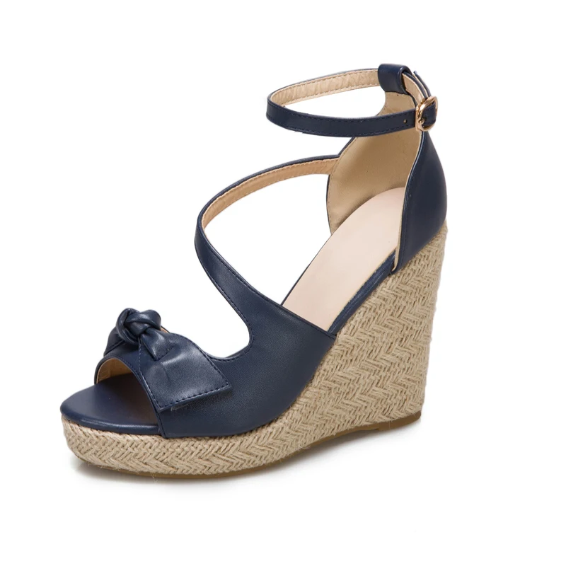 Женские босоножки 2021 г. Летние пикантные Модные Повседневные туфли на танкетке