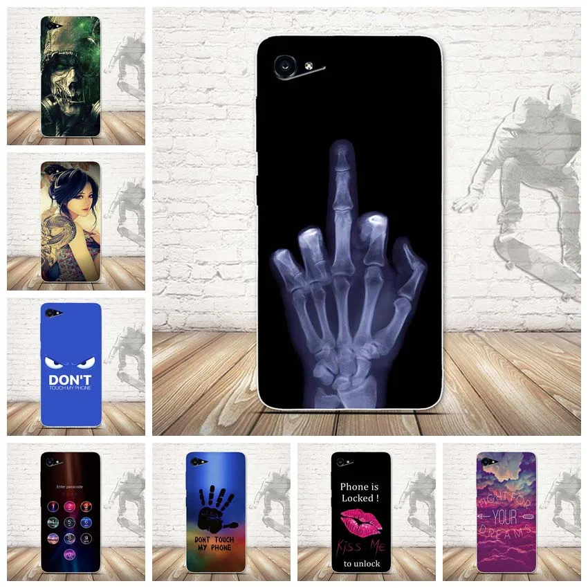 Чехол для Lenovo ZUK Z2 силиконовый чехол с принтом Plus мягкий из ТПУ задняя крышка Z 2