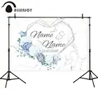 Фон для свадебной фотосъемки Allenjoy с изображением белых мраморных роз и цветов