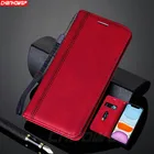 Прочный Магнитный кожаный чехол для iPhone 11 Pro XS Max XR X 7 8 6 6s Plus SE 2020, кошелек с откидной крышкой и держателем для карт, чехол для телефона