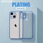 Ультратонкий матовый прозрачный чехол с покрытием для iPhone 13, 12, 11 Pro Max, XR, X, XS, 7, 8 Plus, SE2 Mini, роскошный противоударный тонкий мягкий чехол, Обложка