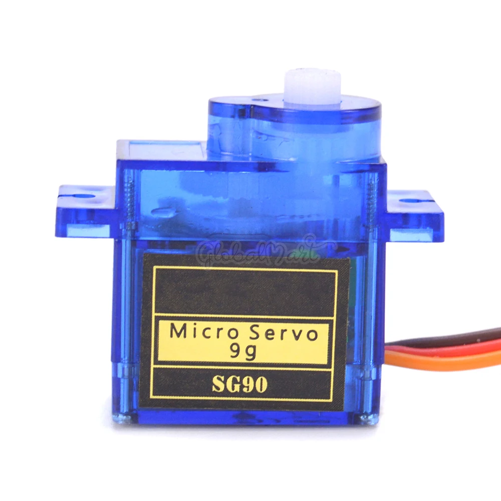 100 шт./лот SG90 Mini Gear Micro Servo 9g 1 6 кг для радиоуправляемых моделей 250 450 самолетов