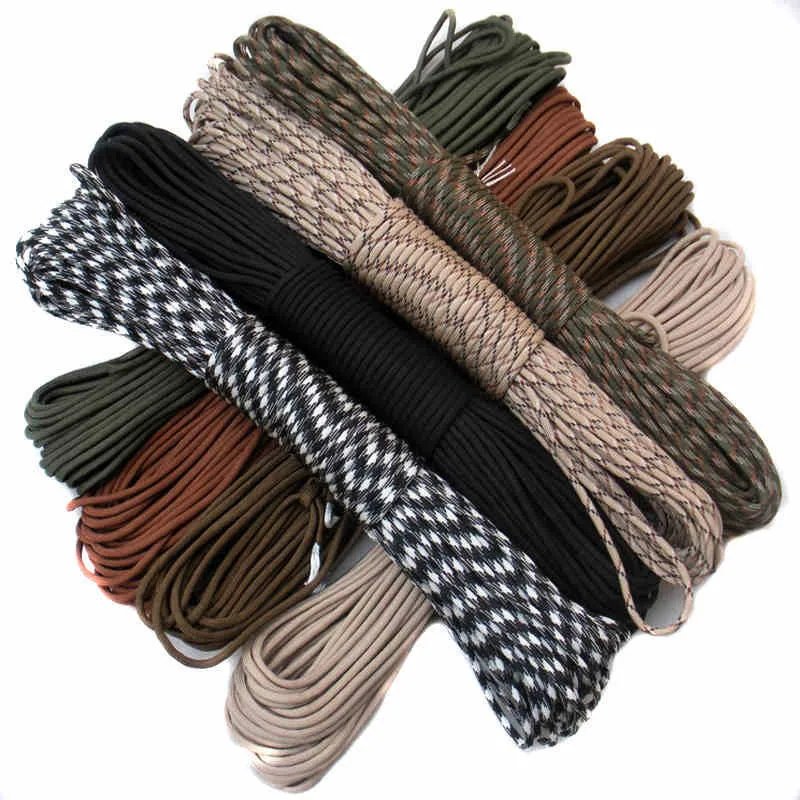 

Dia.4mm 7 stand Cores Paracord for Survival Parachute Cord Lanyard Camping Climbing Camping Rope Hiking Clothesline
