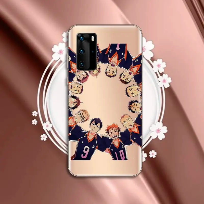 

Haikyuu Anime Hinata attacks high quality Phone Case shell Transparent for Huawei P honor 8 10i 20 30 40 smart 2019