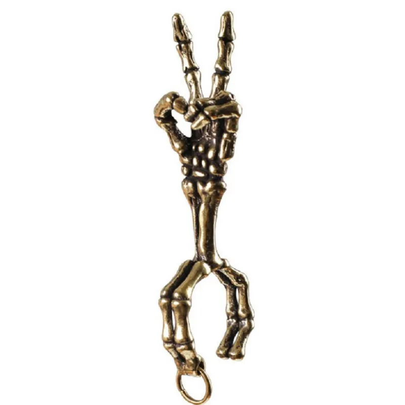 

Creative Design Brass Cigarette Holder Cigarette Tobacco Finger Ring Hand Rack Smoking Clip Smoking Accessories