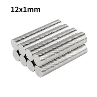 12x1mm neodymium magnet small round magnetic permanent ndfeb super strong powerful disc magnets imanes