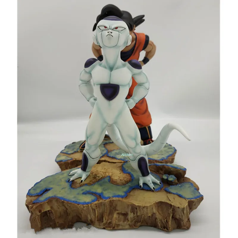 1" Dragon Ball Z Super Saiyan Son Goku смотреть друг на друга Frieza Final форма GK экшн Коллекционная модель игрушечная коробка 30 см Z2794