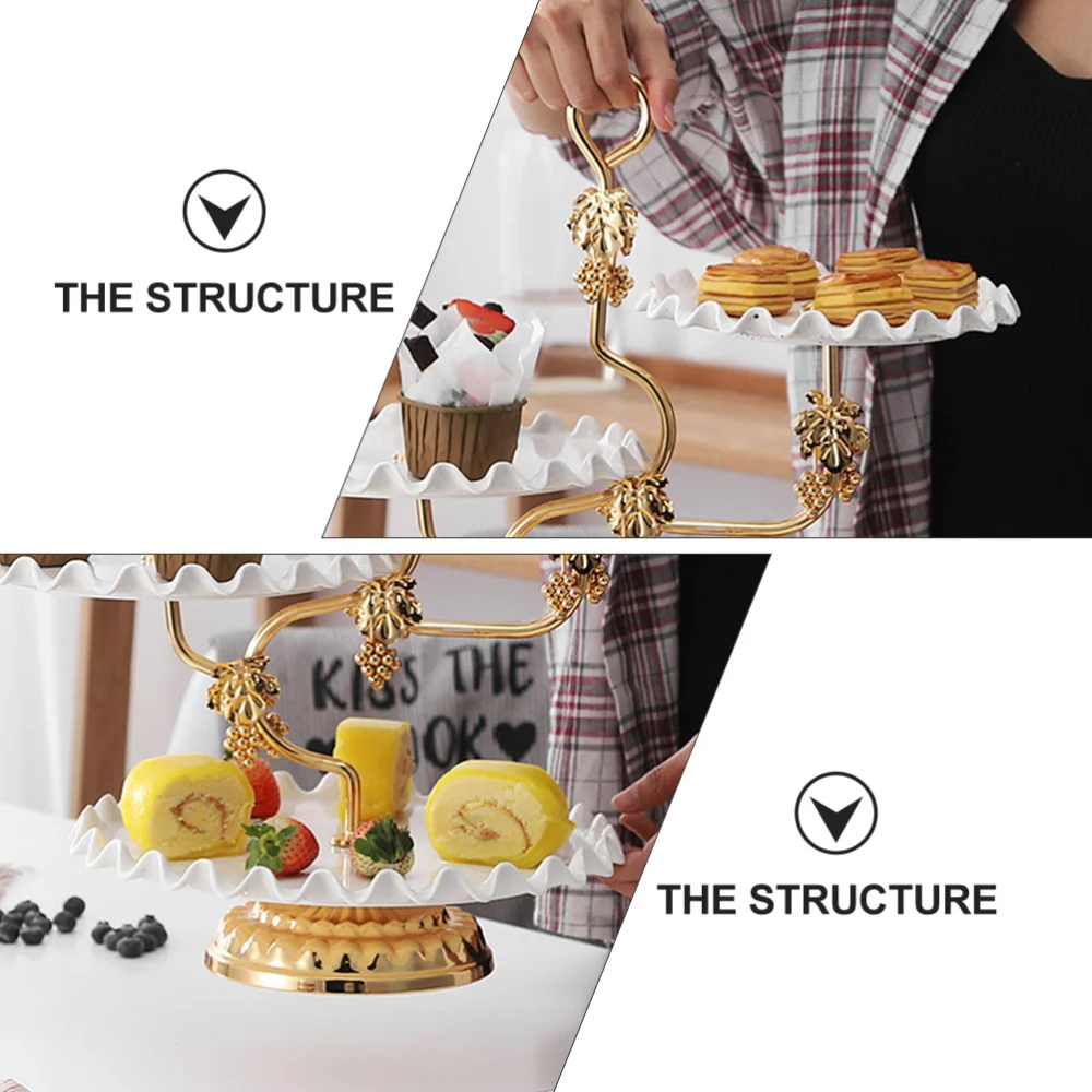 

Decorative Luxury Wedding Dessert Display Stand Party Cupcake Display Rack