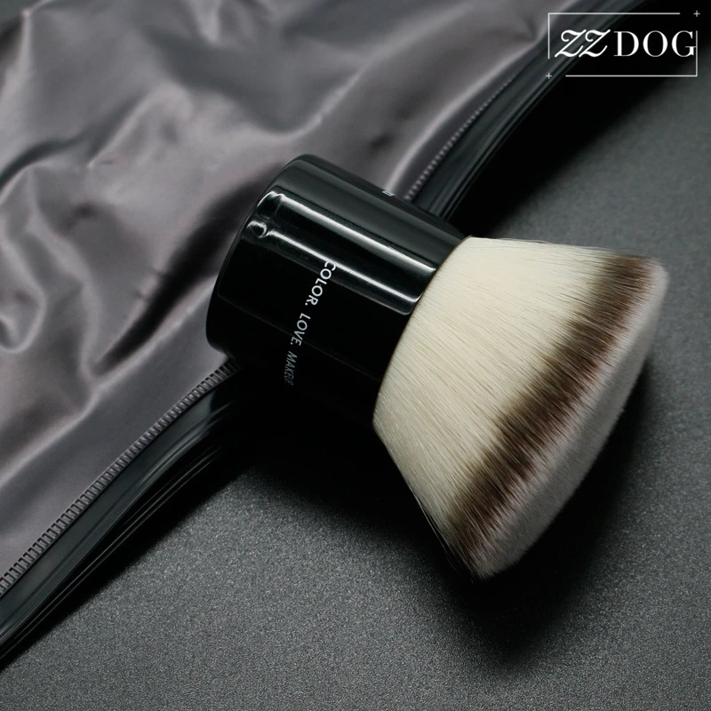 1 шт. набор бесшовных тональных кисточек с высокой плотностью плоский топ сумкой