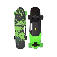 oem mini electric skateboards 300w single motor green color skateboard