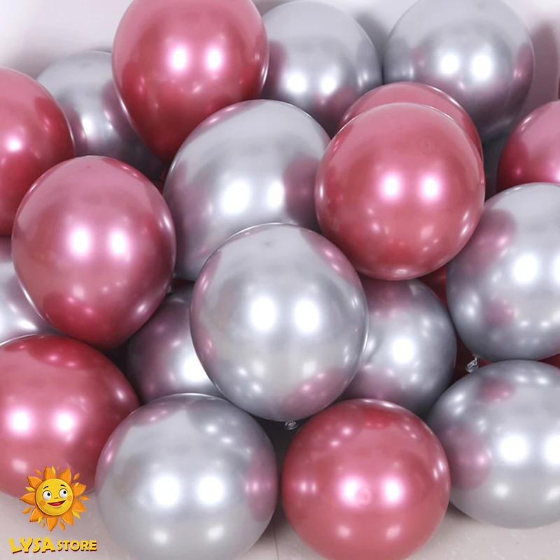 5/10/12/18 дюймовое металлическое Baby Shower вечерние свадебные декоративный латексный
