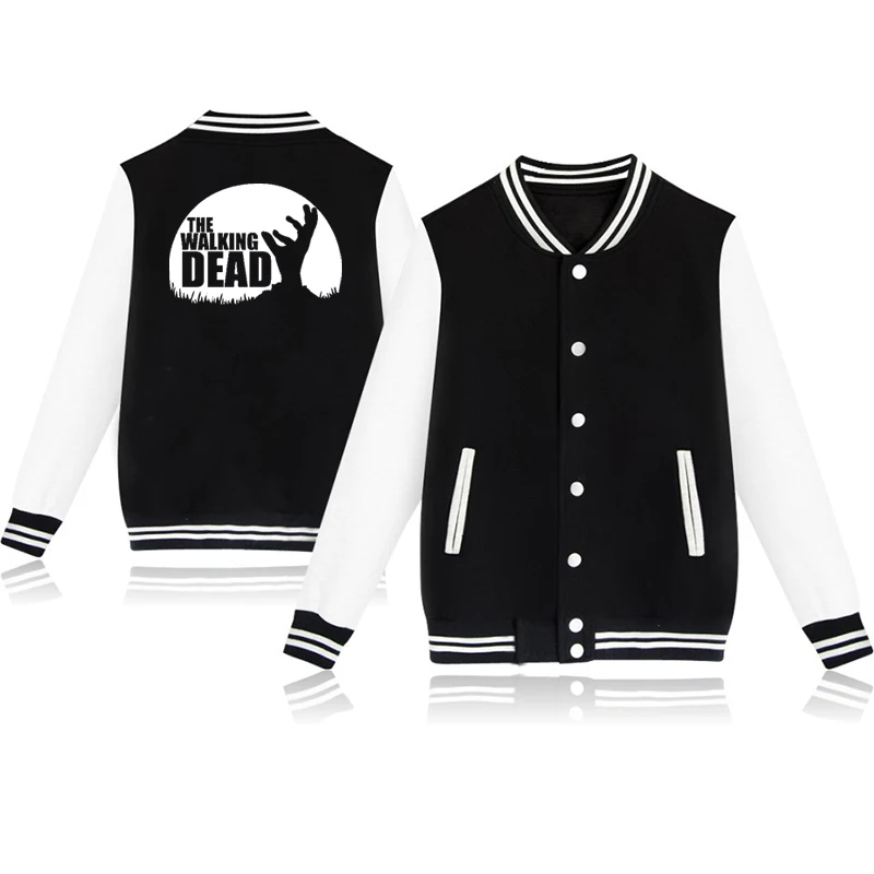 

Men Women Kids the Walking Dead Jacket Boys Girls Jacket Sportswear Casual Teens Cotton Sweatshirts Tops Baseball Clothes Gift