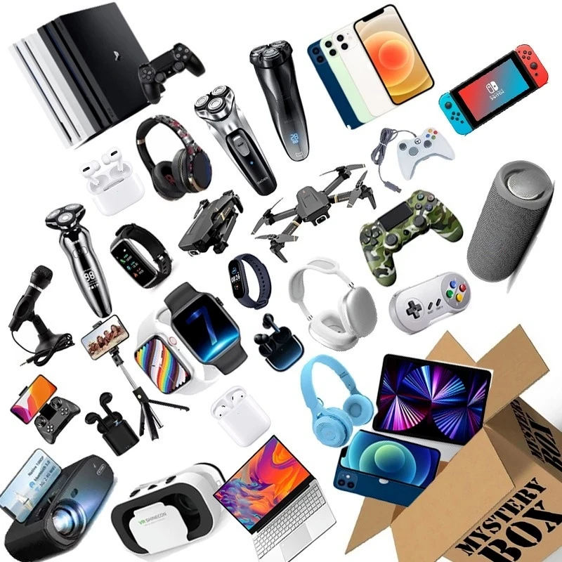 

Lucky Mystery Box Mysterious Random Products Electronic Products Smartwatch,Video Card,Laptop,Tablet,Smart Iphone,Gamepadmore
