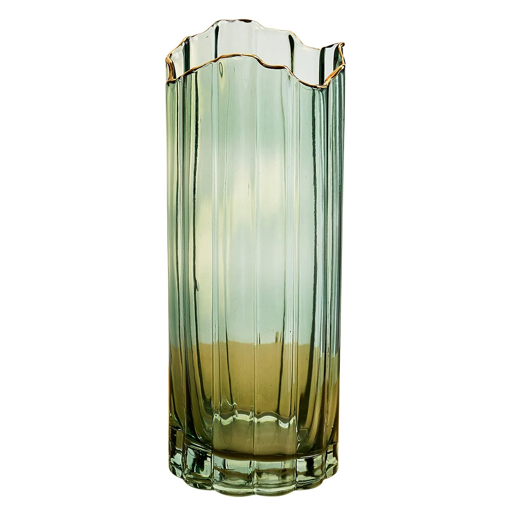 

Nordic Irregular Transparent Vase Glass Modern Home Decoration Creative Flower Pot Living Room Decor Accessories vase decor Gift