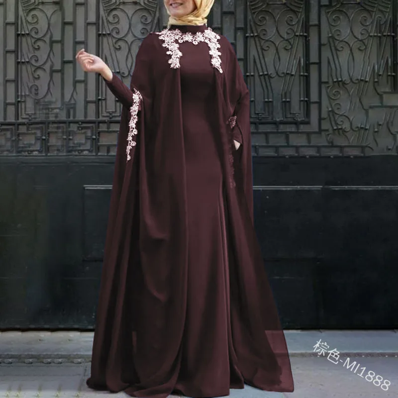 Muslim Women Abaya Dress kaftan Robe Cloak Arabic Turkey Dubai Dresses Ethnic Retro Style Islamic Clothing Large size 5XL | Тематическая